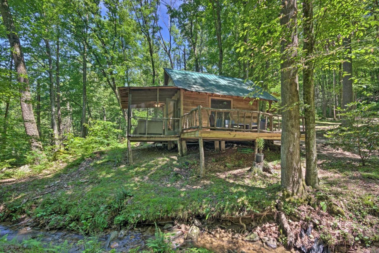 Creekside Cabin With Deck In Pisgah Forest! Barnardsville Exterior foto