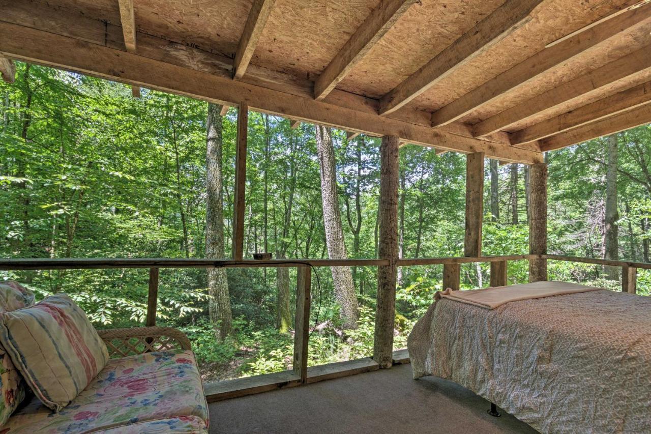 Creekside Cabin With Deck In Pisgah Forest! Barnardsville Exterior foto
